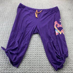 Browning Women's Jogging Pants Tied Ends Women Size XXL Purple